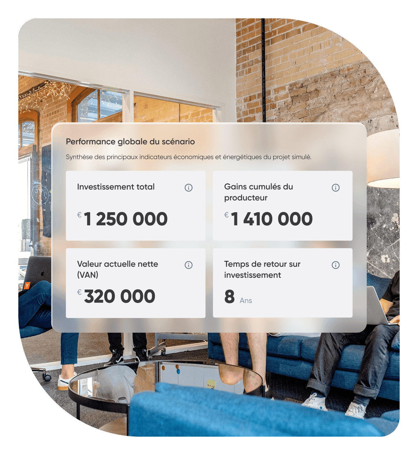 Client Jane consultant son tableau de bord